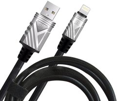 Кабель USB WUW X63 lightning 3m 2.4A black
