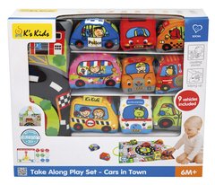 3D коврик Ks Kids Машинки в городе (KA10665-GB)