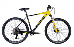 Велосипед AL 29" Formula ZEPHYR 1.0 AM HDD рама- " 2024 (чорно-сріблястий)