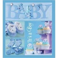 Альбом Evg 20sheet Baby collage Blue w/box