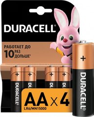 Батарейка Duracell LR06 MN1500 1x(4+1) шт