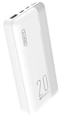 Портативное зарядное устройство BYZ W23 - 20000 mAh TYPE-C PD (White)