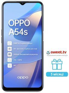 Смартфон Oppo A54s 4/128GB (crystal black)
