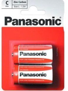 Panasonic RED ZINK R14 BLI 2 ZINK-CARBON