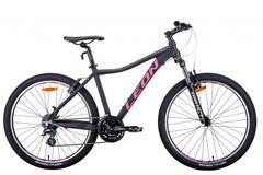 Велосипед 26" Leon HT-LADY 2021 (графитовый с малиновым (м))