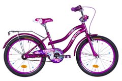 Велосипед 20" Formula FLOWER 2021 (біло-помаранчевий c фіолетовим)