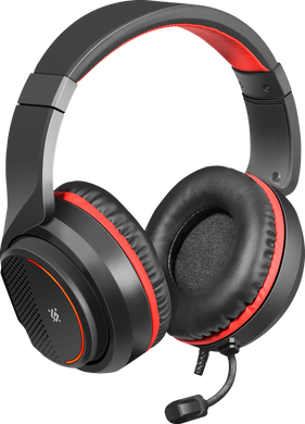 Гарнітура Defender (64525) Apex чорний+червоний, дріт 1.8 м