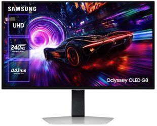 Монитор Samsung Odyssey OLED G8 G81SF Silver (LS27FG812SIXCI)