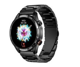Смарт-часы Haylou Solar 5 LS20 Black (Silicone + Stainless steel strap)