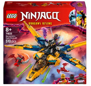 Конструктор LEGO NINJAGO Суперштормовой реактивный самолет Рас и Арин