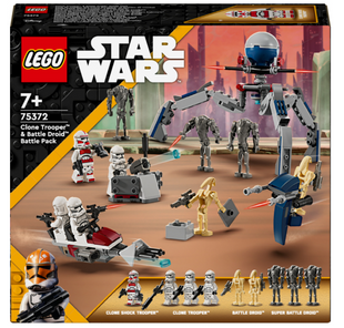 Конструктор LEGO Star Wars Клоны-пехотинцы и Боевой дроид. Боевой набор (75372)
