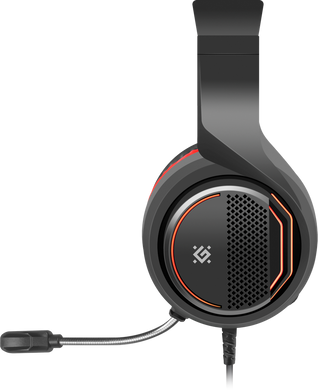 Гарнітура Defender (64525) Apex чорний+червоний, дріт 1.8 м