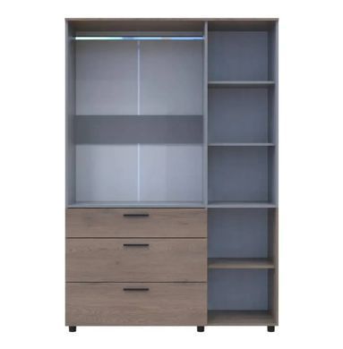 Шафа для одягу Doros Торн Кремона Канноло/Сірий (DRS-012049)