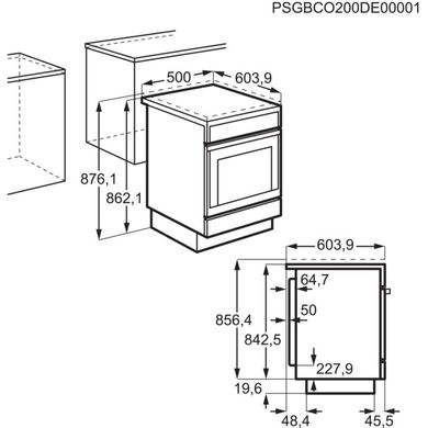 Плита комбінована Electrolux RKK560200W