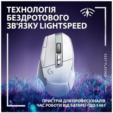 Миша LOGITECH G502 X LIGHTSPEED, White (910-006189)