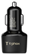 авто зарядка T-Phox 48W Fast Charge - TYPE-C PD 30W+QC 3.0 18W (Чорний) фото 5