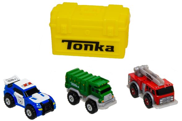 Іграшковий набір Tonka МІСЬКИЙ ТРАНСПОРТ - мікро металевий 4 елементи