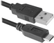 Кабель Defender (87492)USB09-03PRO USB(AM)-C Type чорний 1м, blister фото 1