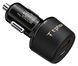 авто зарядка T-Phox 48W Fast Charge - TYPE-C PD 30W+QC 3.0 18W (Чорний) фото 4
