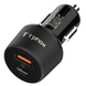 авто зарядка T-Phox 48W Fast Charge - TYPE-C PD 30W+QC 3.0 18W (Чорний) фото 8