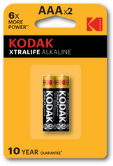 Батарейка Kodak XtraLife LR03 1x2 шт