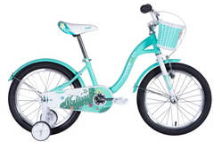 Велосипед ST 18" SPACE KID MELISSA BH рама-10" зеленый с корзиной Pl с крылом St 2024