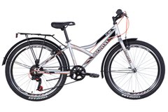 Велосипед 24" Discovery FLINT MC 2021 (біло-чорний з червоним)