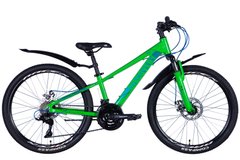 Велосипед 24" Discovery QUBE AM DD 2024 (зелено-синий)