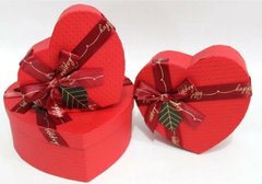 Подарункові коробки Ufo 51351-051 Набір 3 шт RED HEART серд.