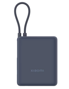 Power Bank Xiaomi 10000mAh 33W Integrated Cable (BHR9341GL) голубой