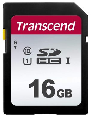 Карта пам'яті Transcend SDHC 16GB UHS-I U1 300S (TS16GSDC300S)
