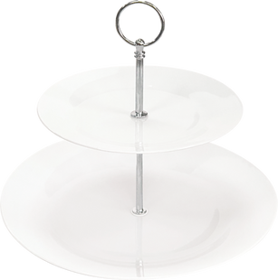 Блюдо Limited Edition Basic White, 2-ярусное