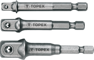 Набір перехідників Topex 3 szt. (38D151)