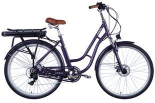 Електровелосипед 28" Dorozhnik eCORAL DD рама-19" 36B 12.5А*г 500Вт задн. темно-синій 2024