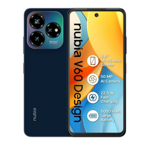 Смартфон Nubia V60 Design 6/256GB Blue