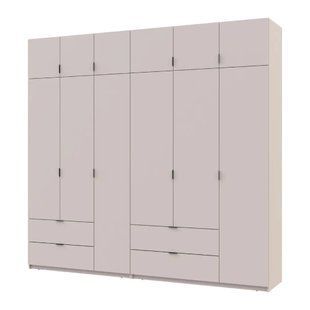 Шафа для одягу Doros Лукас Кашемір 3+3 ДСП 255х50х240 DRS-011714 (42005112)