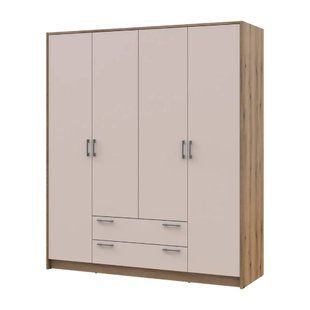 Шафа для одягу Doros Ронді Дуб Артизан/Кашемір 4ДСП 160х52х195 DRS-011662 (80737825)