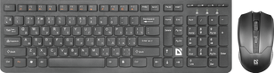 IT/наб Defender (45775) Columbia C-775 RU,чорний,мультимедіа + мишка