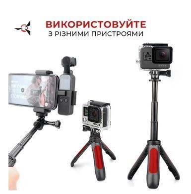 Набір для блогера AIRON 12 в 1: екшн-камера ProCam 7 Black з аксесуарами
