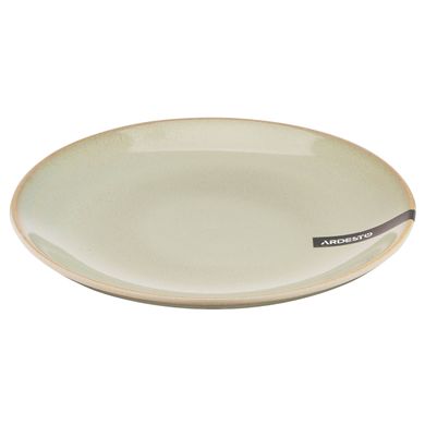 Тарелка обеденная Ardesto Lecco, 19,5 см, керамика, серый