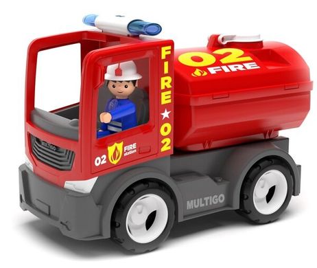 Іграшка Multigo Single FIRE - TANK Машина - цистерна