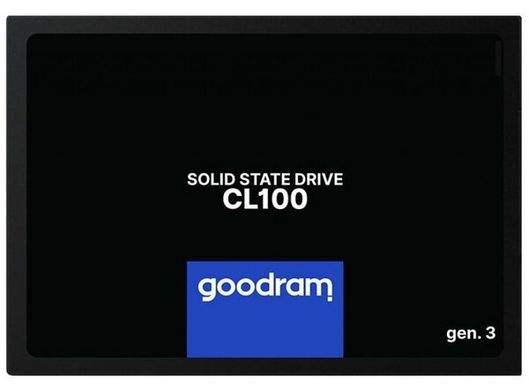SSD накопитель Goodram CL100 240GB GEN.3 SATAIII TLC (SSDPR-CL100-240-G3)