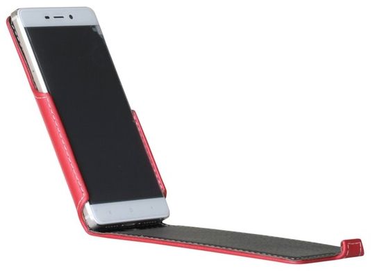 Чехол для сматф. Red Point Xiaomi Redmi 4 Prime - Flip case (Красный)