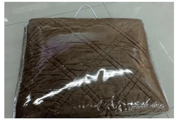 Покривало Soho Velvet Vip Romb Latte 220x240 см коричневе