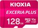 Картка пам'ятi Kioxia Exceria plus microSDXC 128Gb Class 10 U3 V30 + ad фото 1