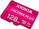 Карта памяти Kioxia Exceria plus microSDXC 128Gb Class 10 U3 V30 + ad фото 3
