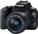 Цифровая зеркальная фотокамера Canon EOS 250D kit 18-55 DC III Black фото 1