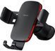 Автотримач Baseus Metal Age 2 Gravity Car Mount (Air Outlet Version) Black (SUJS000001) K фото 1