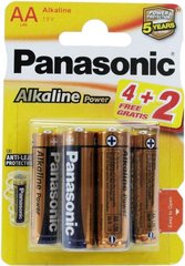 Батарейка Panasonic LR6 Alkaline Power 1x(4+2) шт.