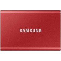 SSD накопитель Samsung T7 500GB USB 3.2 GEN.2 Red (MU-PC500R/WW)